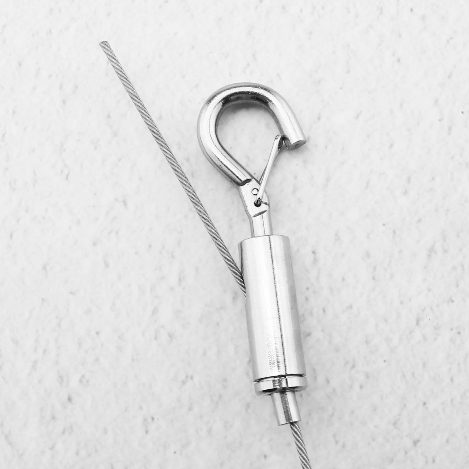 4 Pcs Adjustable Picture Hanging Wire Hardware Hold Up 1.5mm x2m with