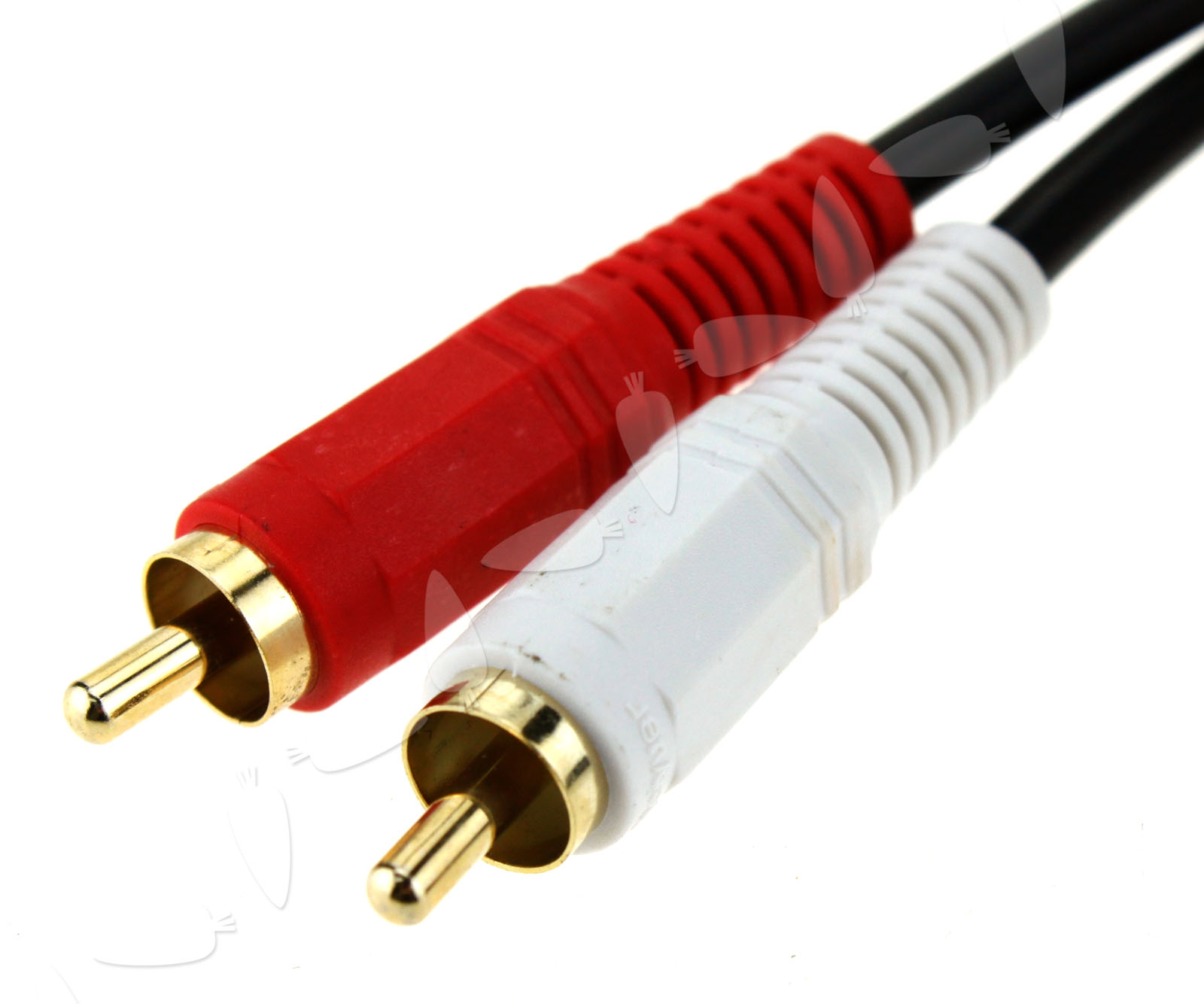 1 5m Twin Double Xlr Female Socket To Rca Phono Plug Cable