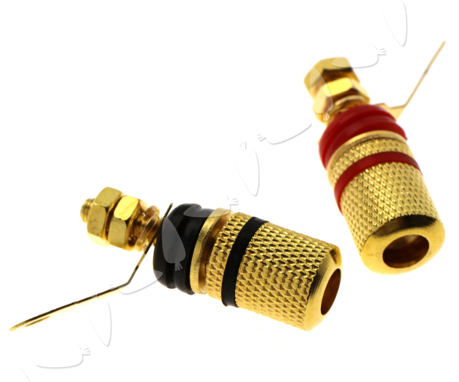 8 x Speaker Spade Terminal Binding Post Metal Banana Plug Socket