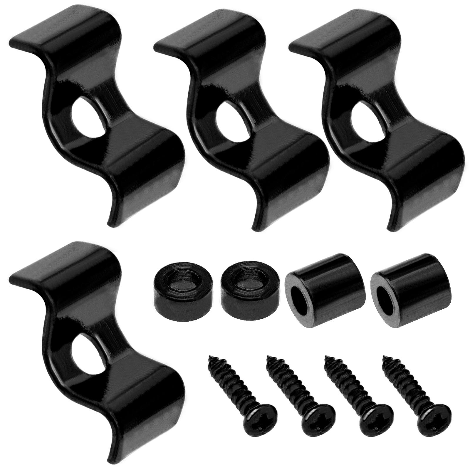 2 PAIRS ROLLER String Tree String Retainer Mounting For Electric Guitar 