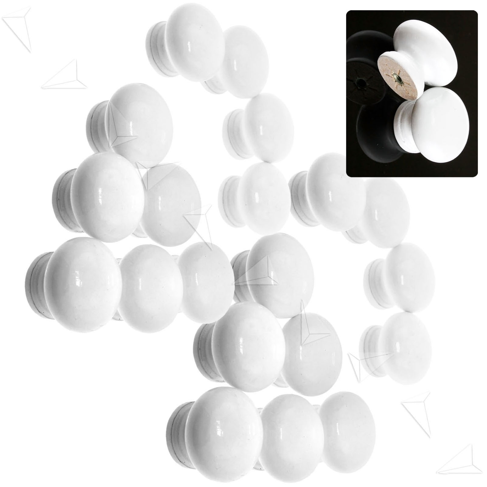 Oak Knobs Replacement Drawer Furniture Wooden Handles Drilled or With Fittings