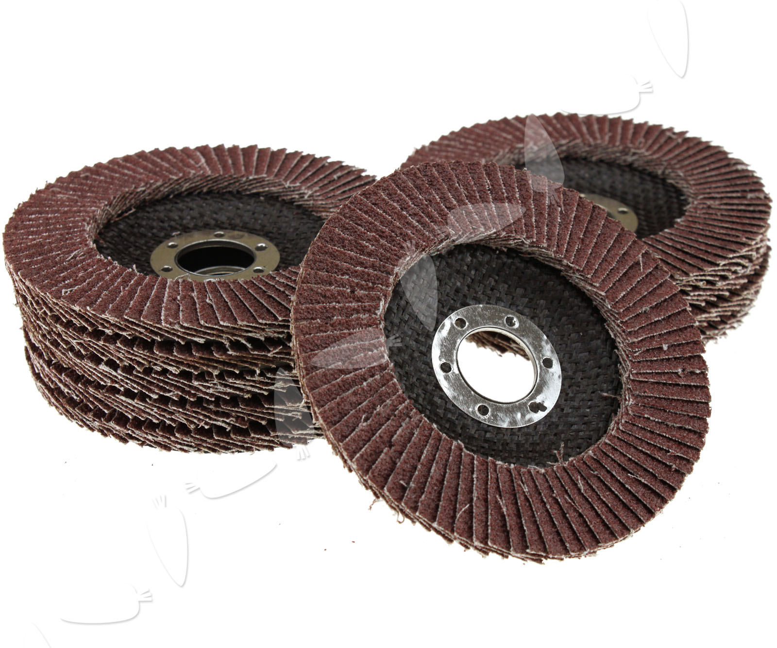 10x22.2mm 40 Grit 115mm Flap Discs Wheel Angle Grinder Grinding Metal Sanding eBay