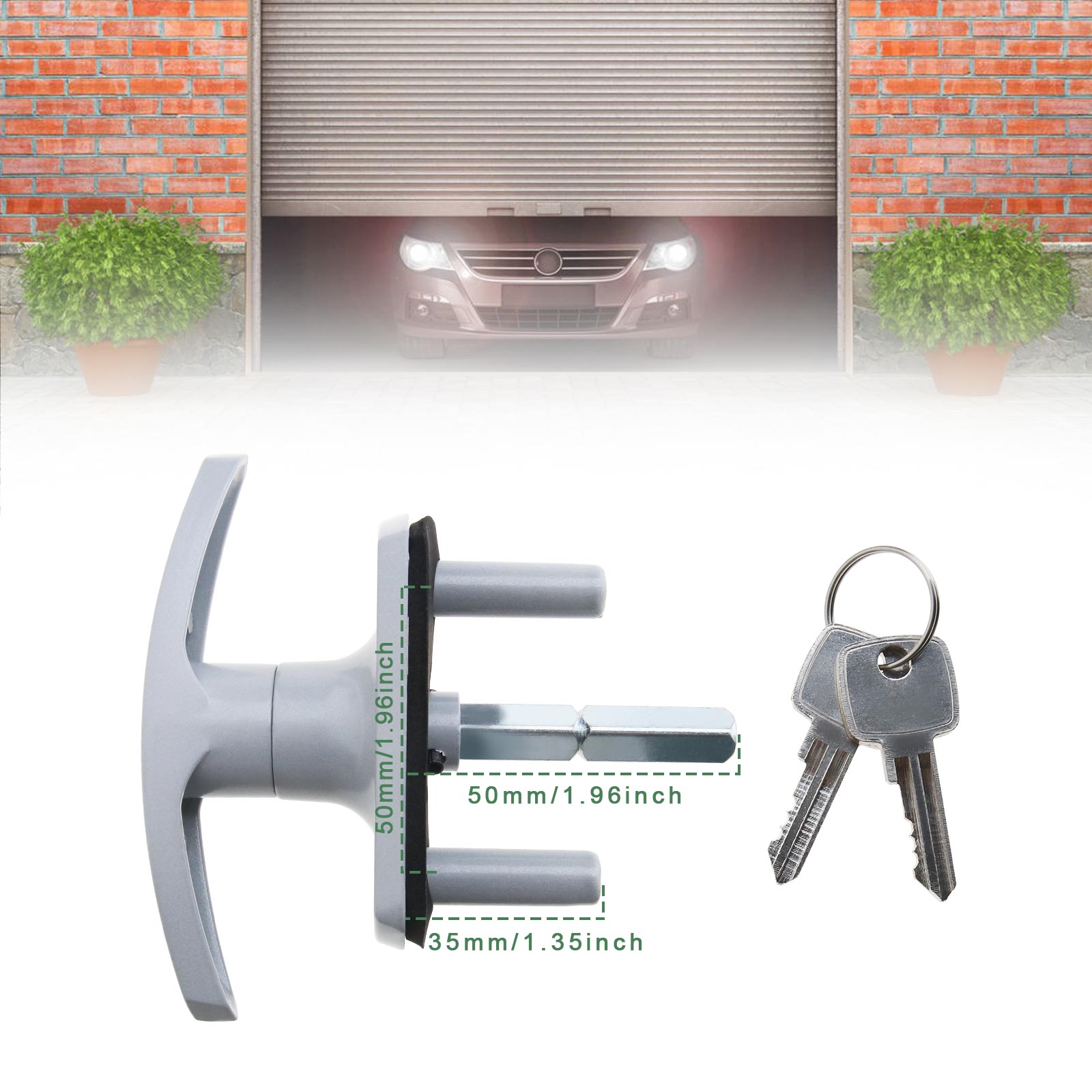 Minimalist Garage Door Doesnt Lock for Simple Design
