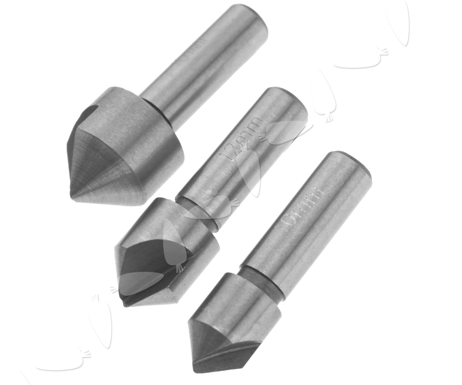 Kit of 3 pcs HSS Countersink Drill Bit Wood Steel Aluminum 10mm 12mm 16mm 608415766483 eBay