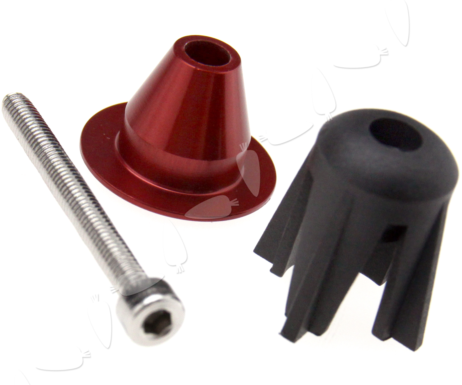 2pcs Aluminum Bicycle Bike Handlebar End Plugs Bungs Caps End Plugs Red