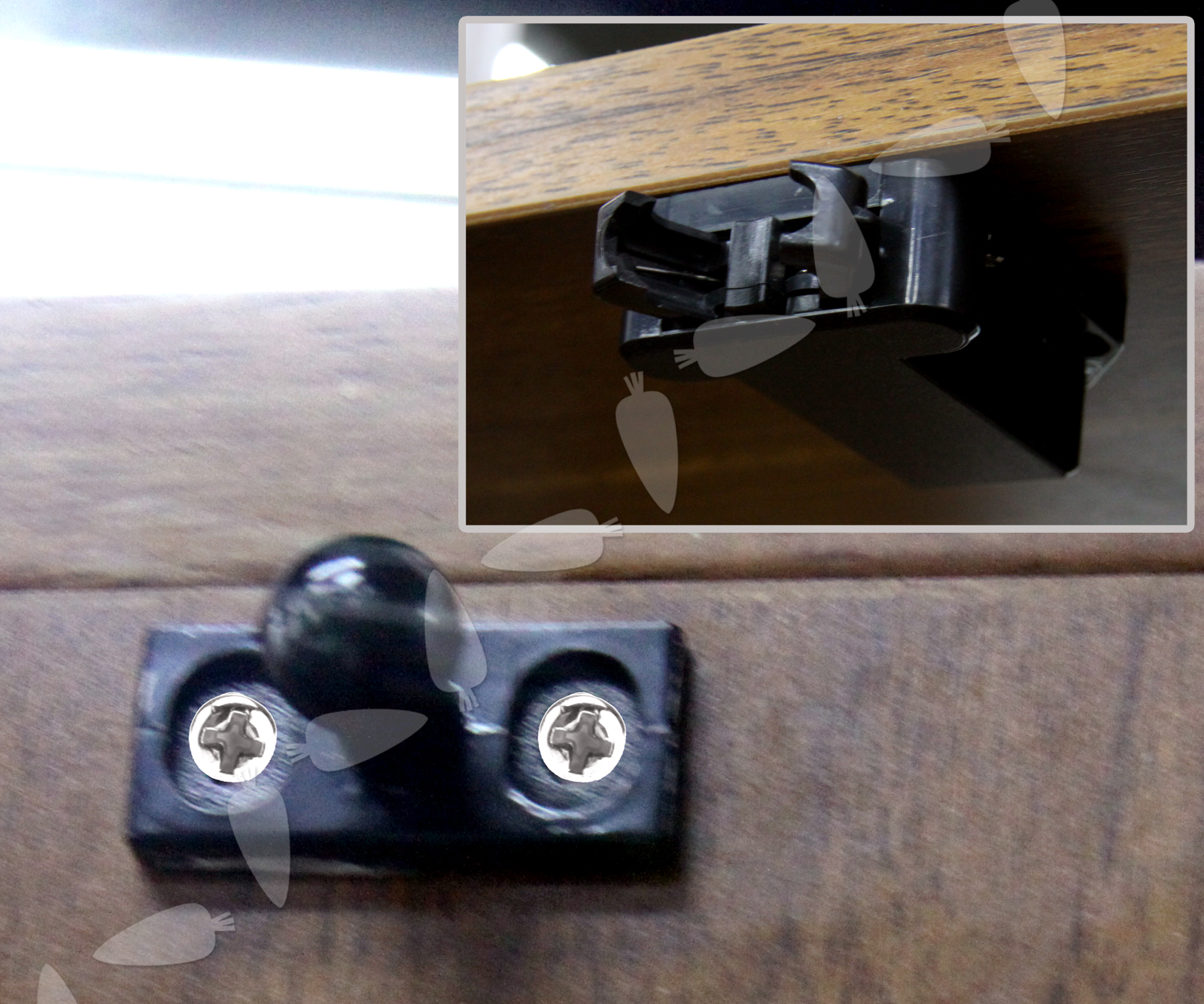 4x Push To Open Catch Touch Latch Release Kitchen Cupboard