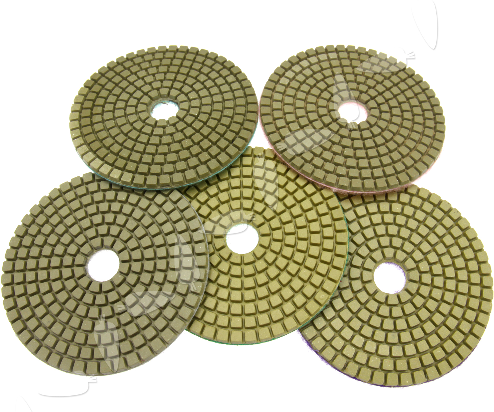 11pcs Diamond Polishing Pads 4" Grinding Disc For Granite Marble