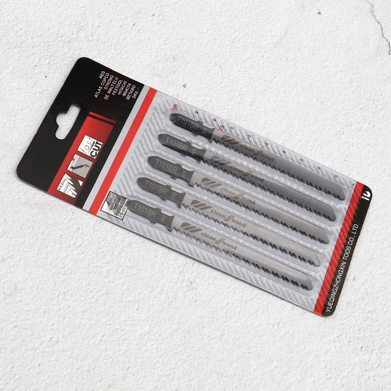 5 x T101BR 100mm Jigsaw Blades HCS For wood Laminated Board Cutting eBay