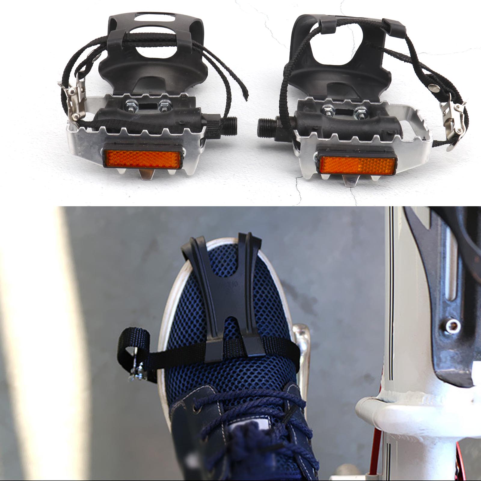 bike pedal cages and clips