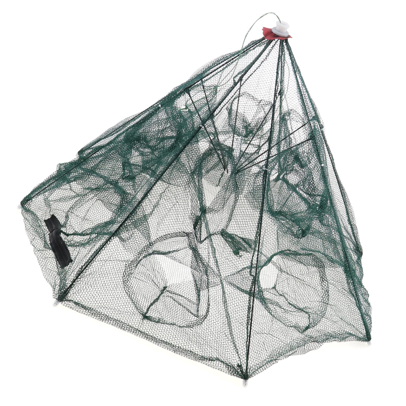 Folded Fish Shrimp Minnow Crayfish Crab Baits Cast Mesh Trap Net 8