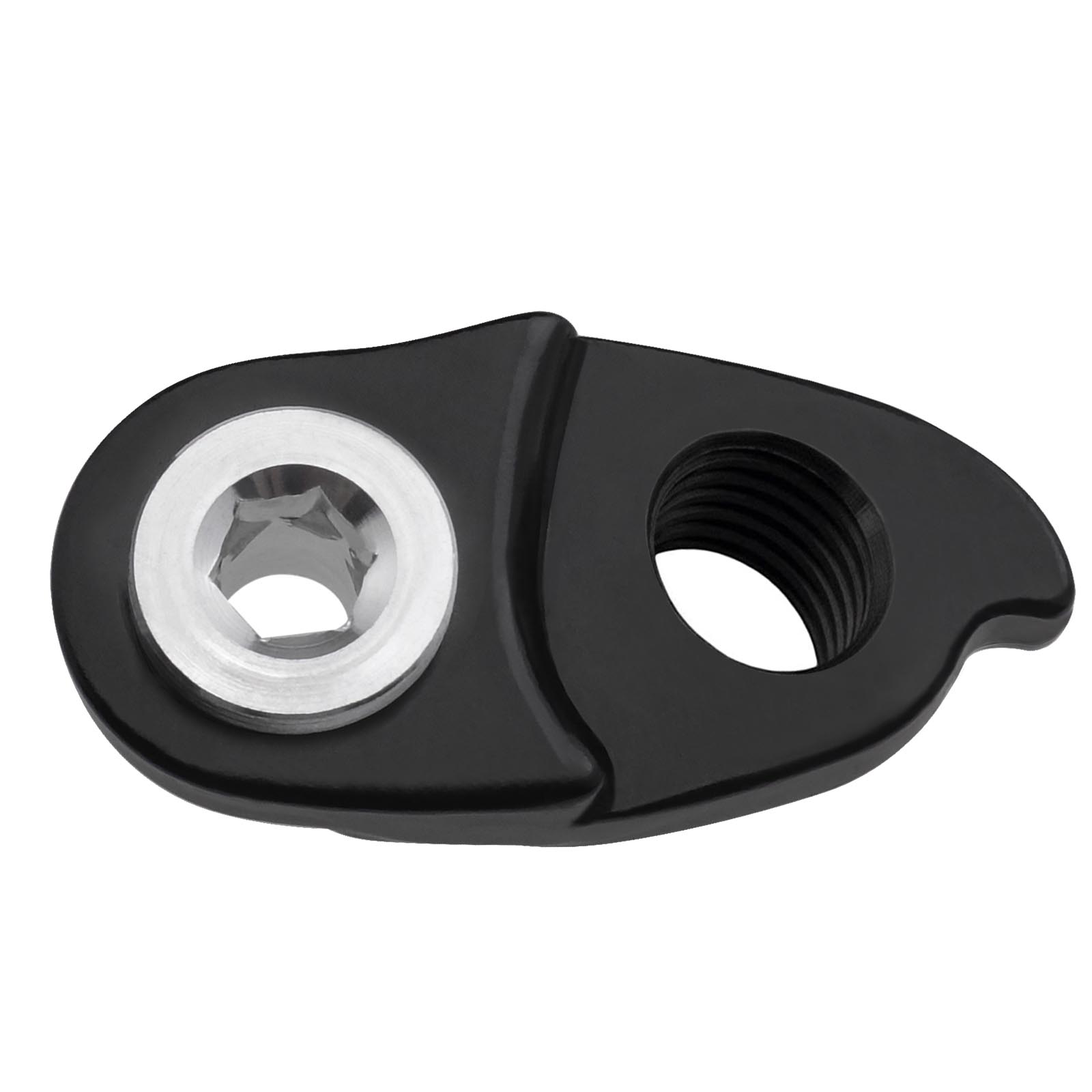 1x Mountain Road Bike Frame Rear Derailleur Hanger With Bolt Fitting Black Ebay