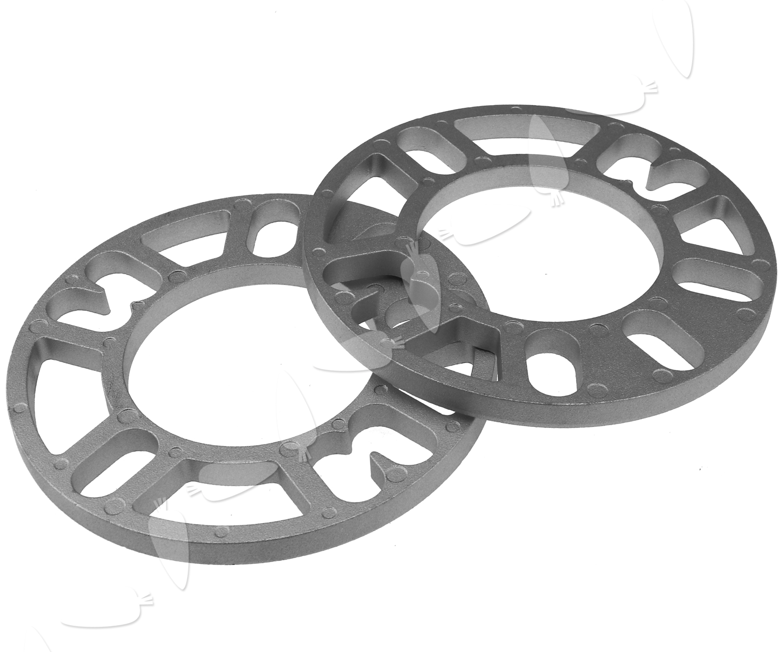 ALLOY WHEEL SPACERS 2 X 10MM SHIMS SPACER ALUMINUM UNIVERSAL 4 AND 5