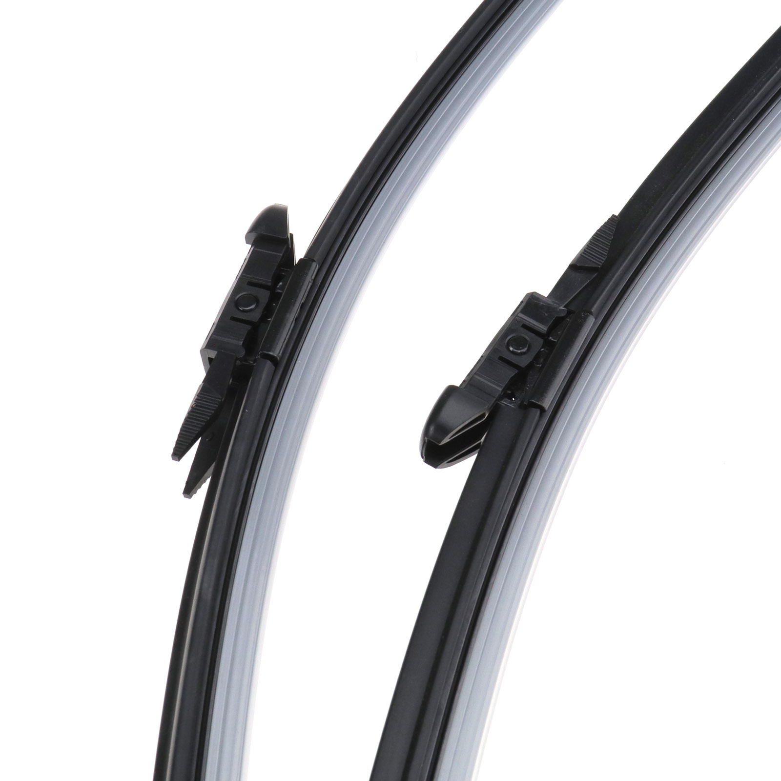 2Pcs Rubber Flat Windshield Wipers Blades Fits For VAUXHALL CORSA 2006