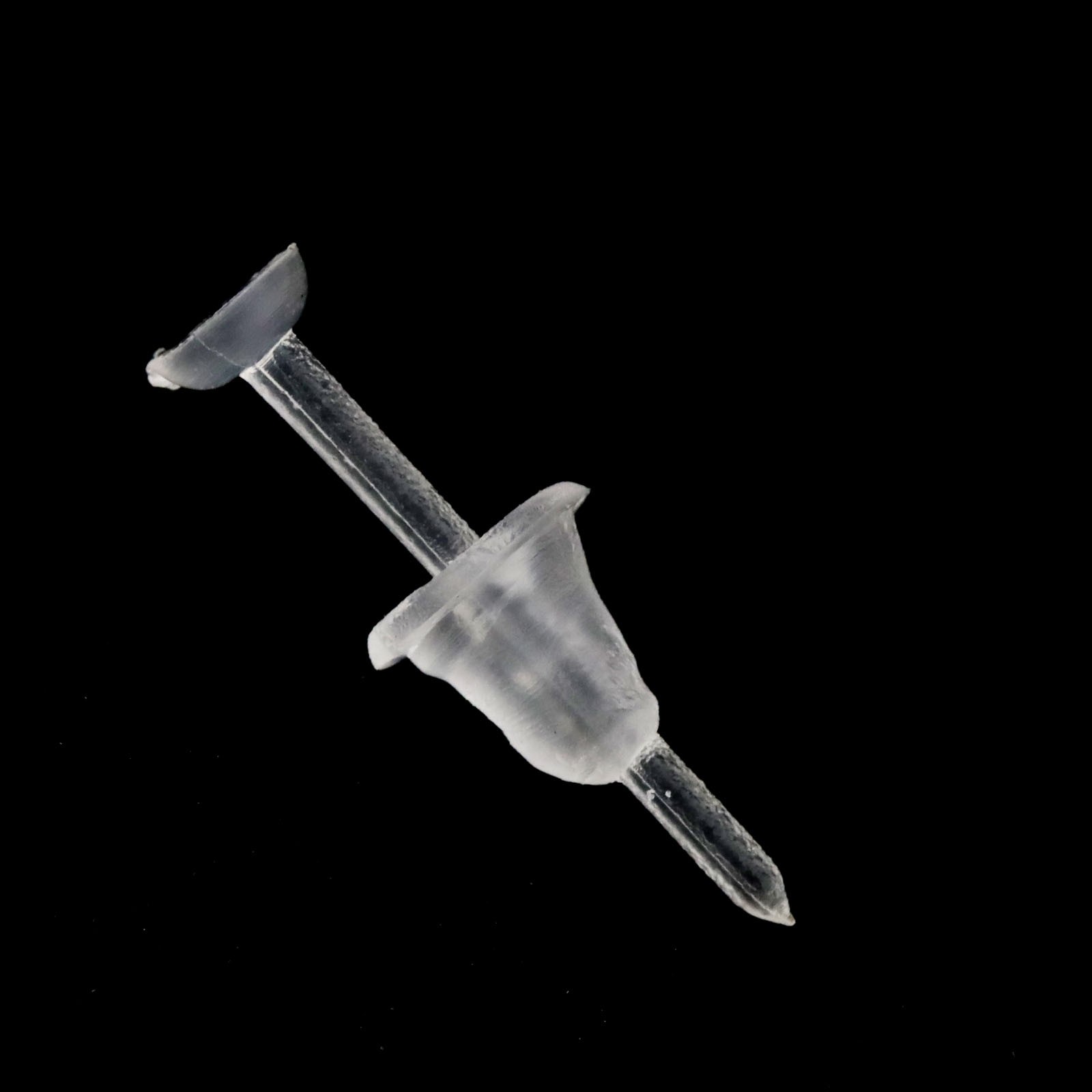 Jewellery & Watches Earrings 50 Pairs of Clear Plastic Earrings