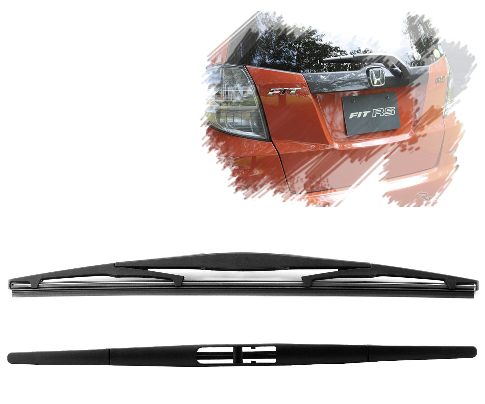 14" Rear Car Windscreen Wiper Blade for Honda Jazz 0210 Mazda2 03 Onwards eBay