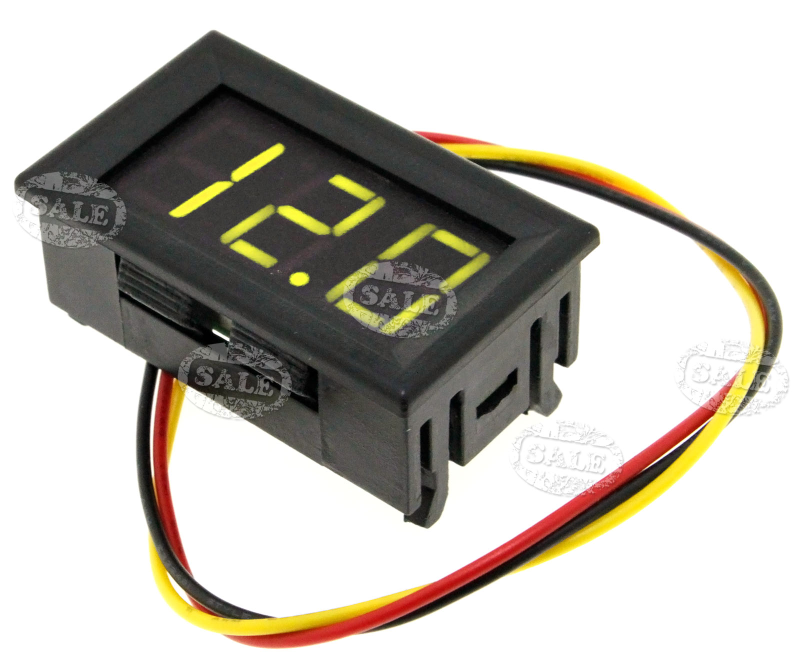 Car Motor  LED Display Volt  Meter  Voltage  DC 0 99V Digital 