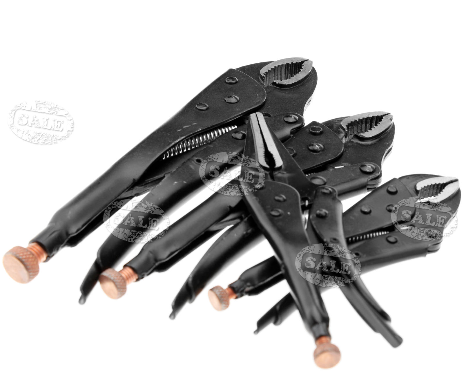 4X Professional Mini Vise Grip Locking Pliers Plier Set Clamp Mole Grip