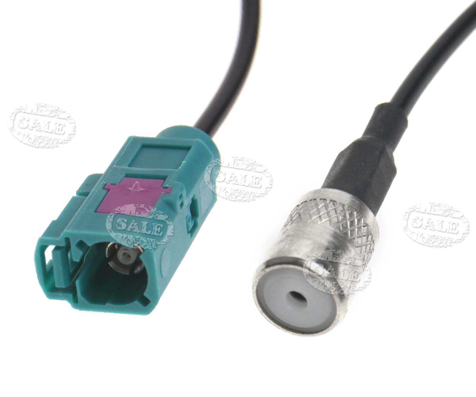 CAR STEREO FAKRA Female to ISO Female Antenna Adapter Connector Cable
