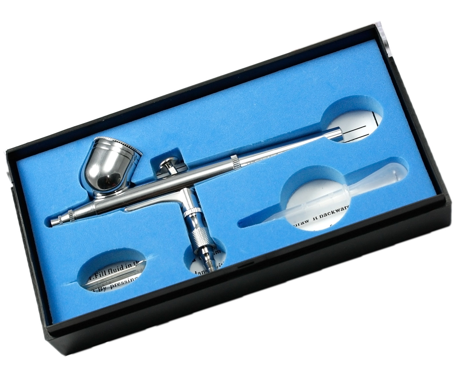 0.2mm Spray Gun Dual Action Gravity Feed Airbrush Art Paint Tattoo Kit