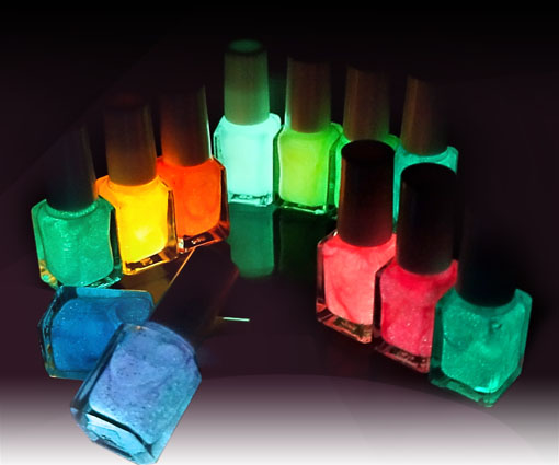 12tlg Leuchtet im Dunkeln Nagellack Glühtfarbe Nail Art Varnish Fluoreszenz | eBay