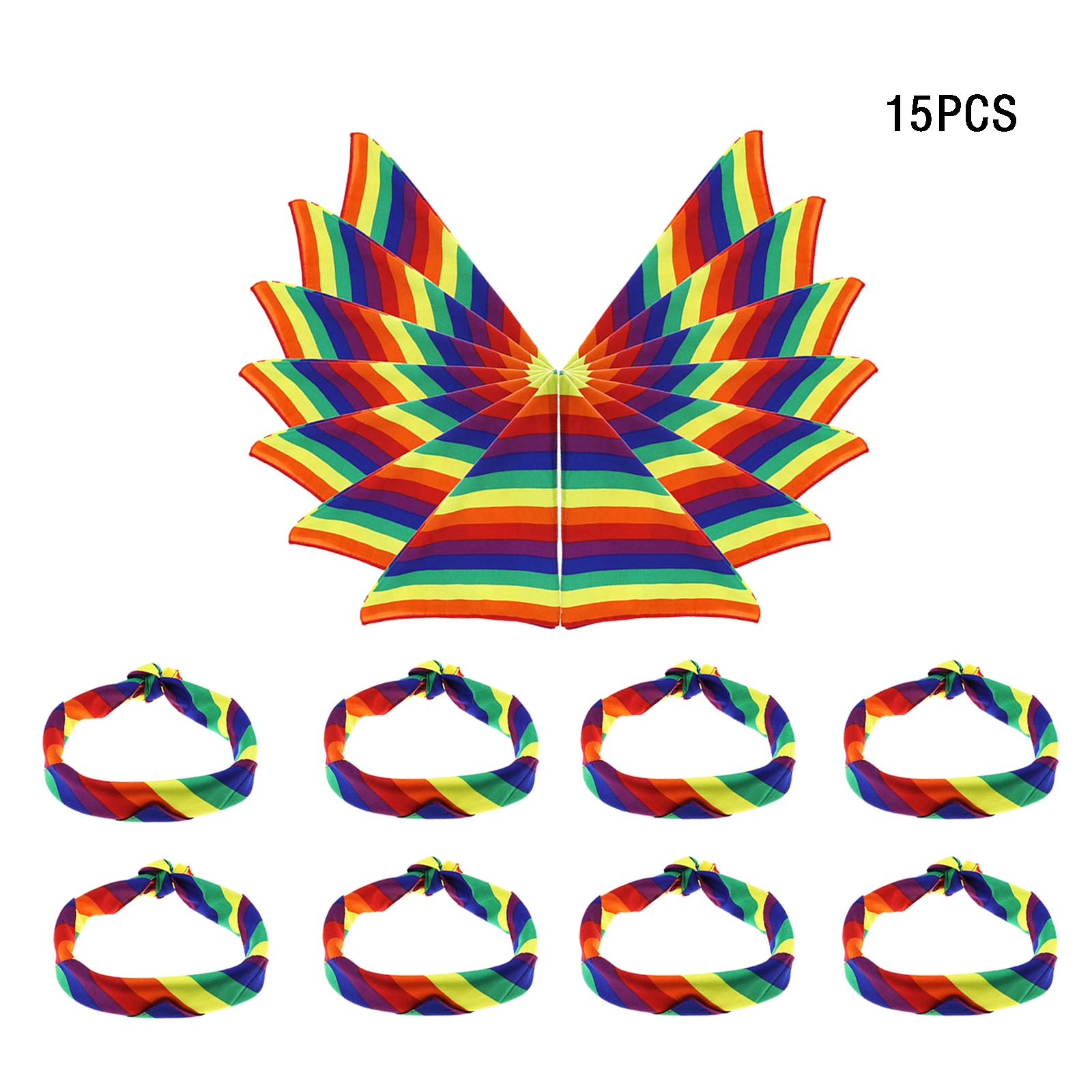 Unisex multifunctional bandana for head scarf or headband Rainbow neck Rainbow Pride Gay Gay Pride LGBT Bandana
