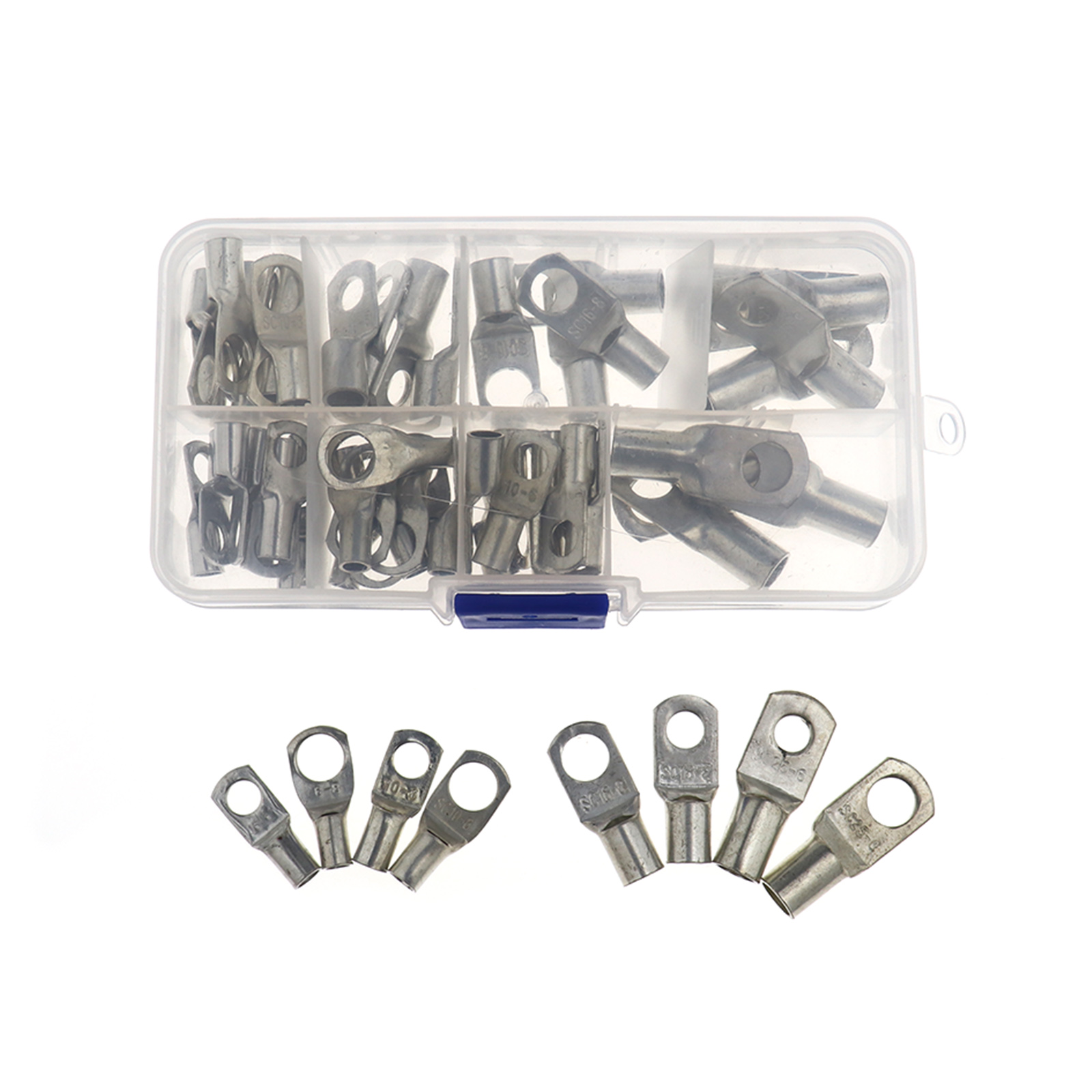 Heavy Duty Copper Battery Cable Terminal Lugs Terminal End Kit SC6SC25 60pcs eBay