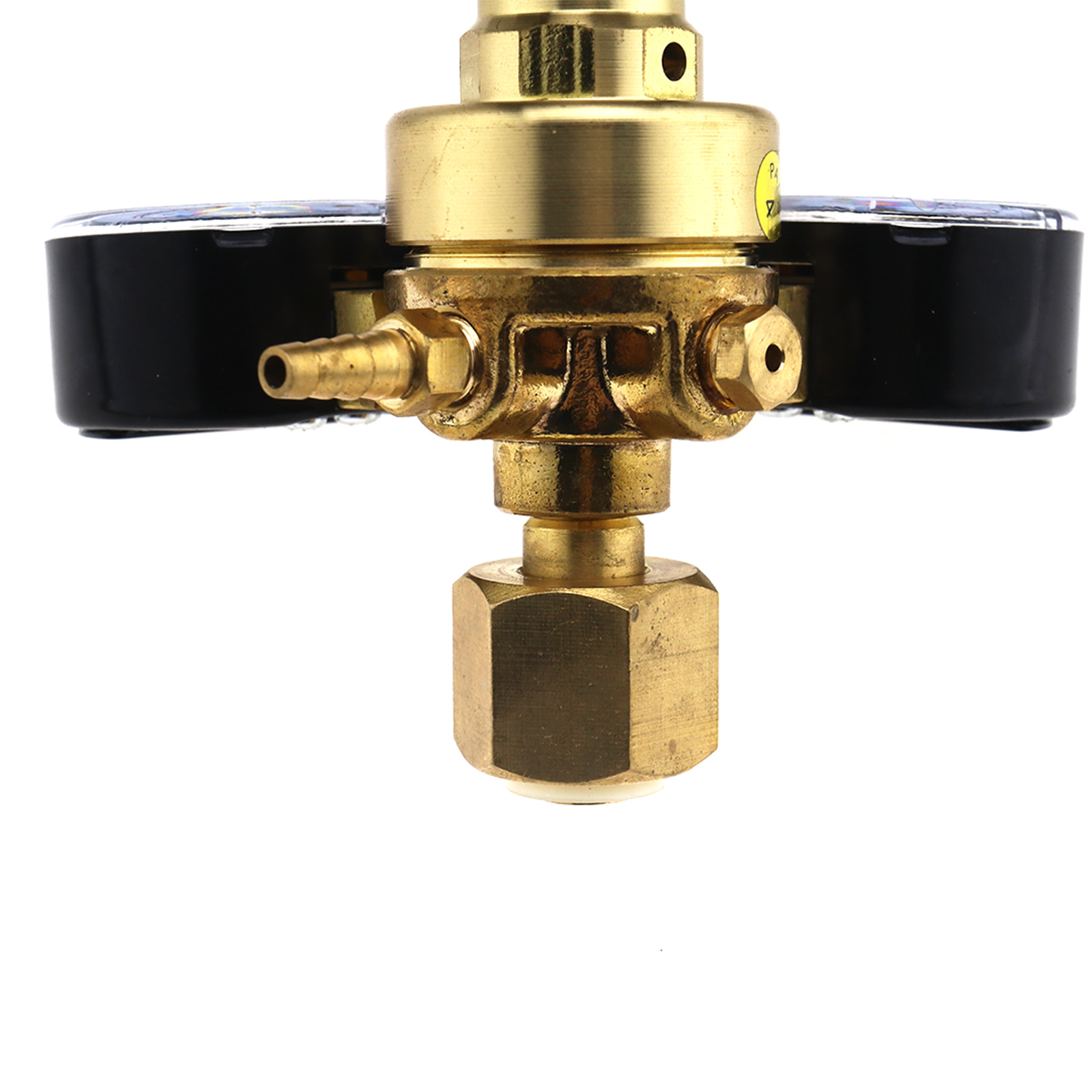 Argon CO2 Regulators Double Gauge Gas Bottle MIG TIG Welding Flow Meter