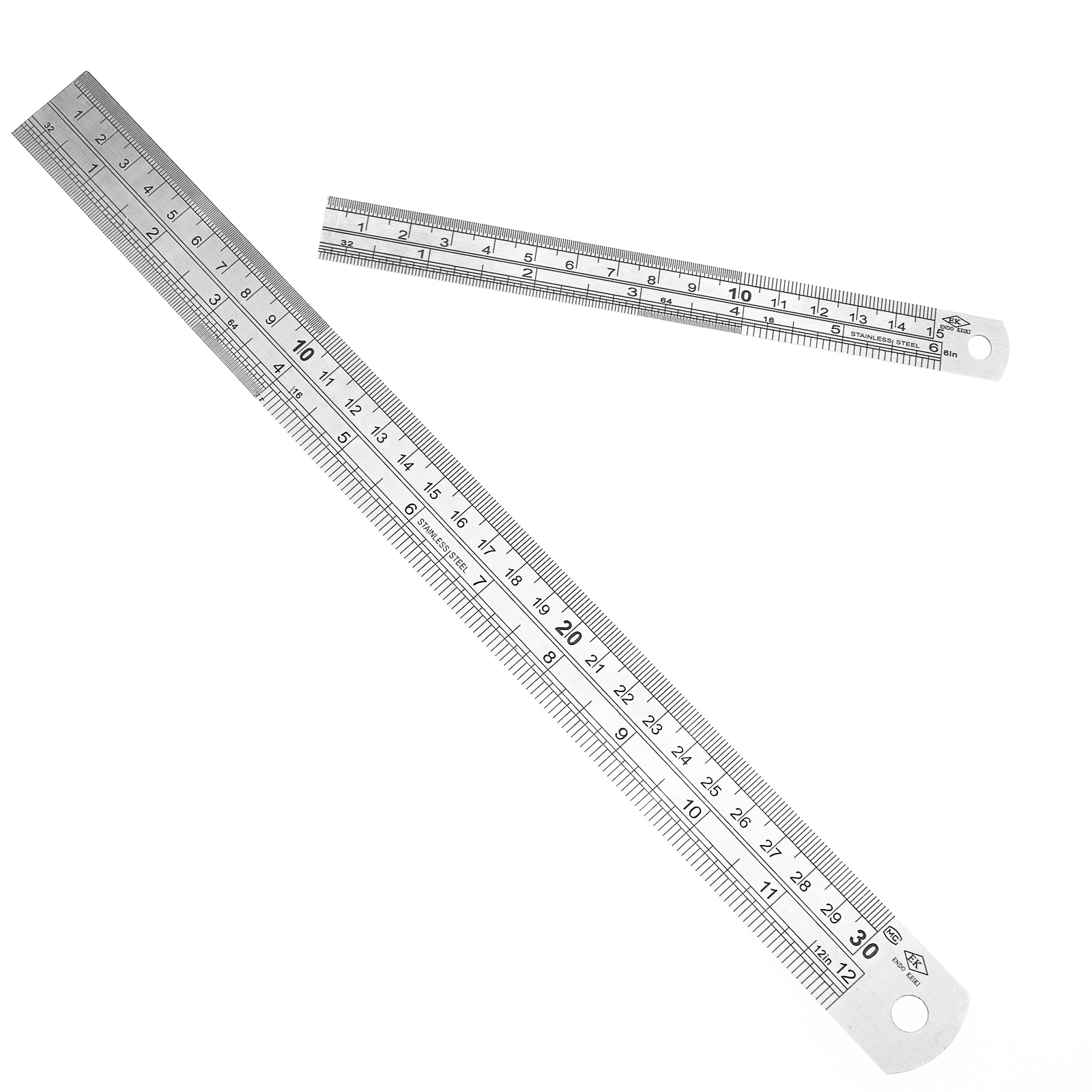 6/" Dual Marking HIGH QUALITY Metric Imperial Scale 15cm STAINLESS STEEL RULER