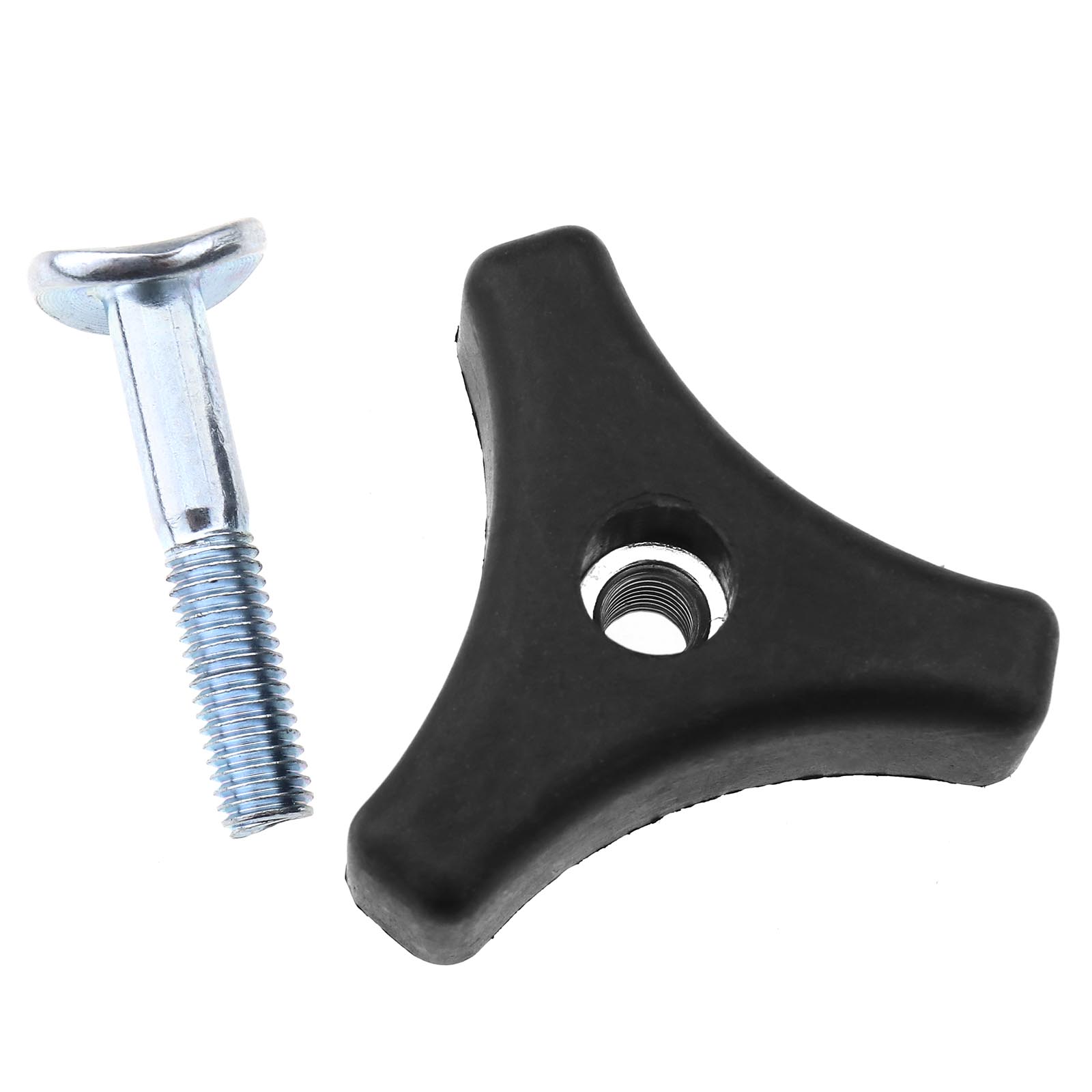 2 Pcs 8mm Lawn Mower Triangle Handle Bar Knob Nuts and Bolts Bolt Kit