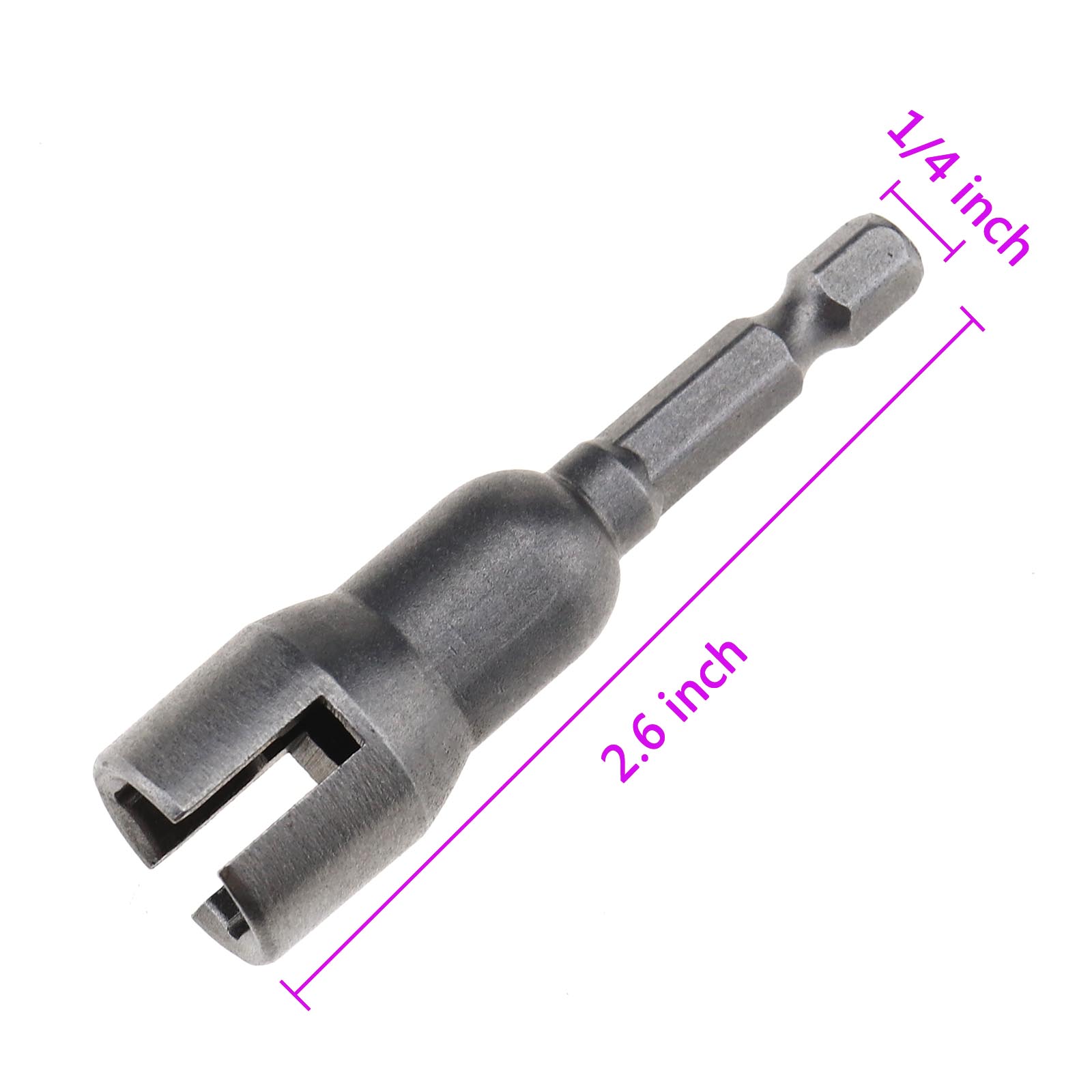 2pcs Sturdy Steel Wing Nut Socket Tool for Power Drill Panels Nuts