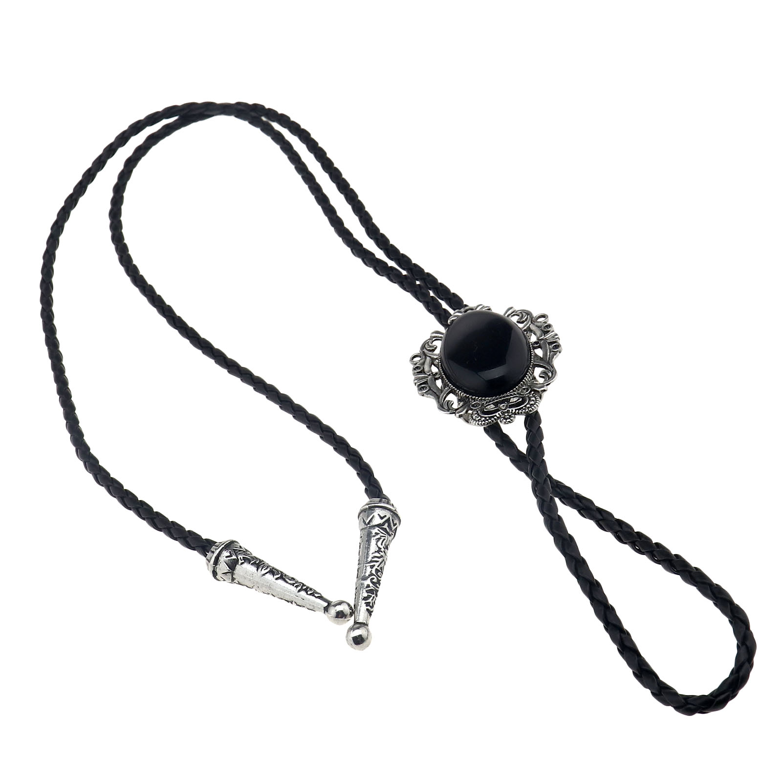 MenS Metal OX Buffalo Head Bolo Bola Tie Dance Rodeo Western Cowboy Necktie Hot