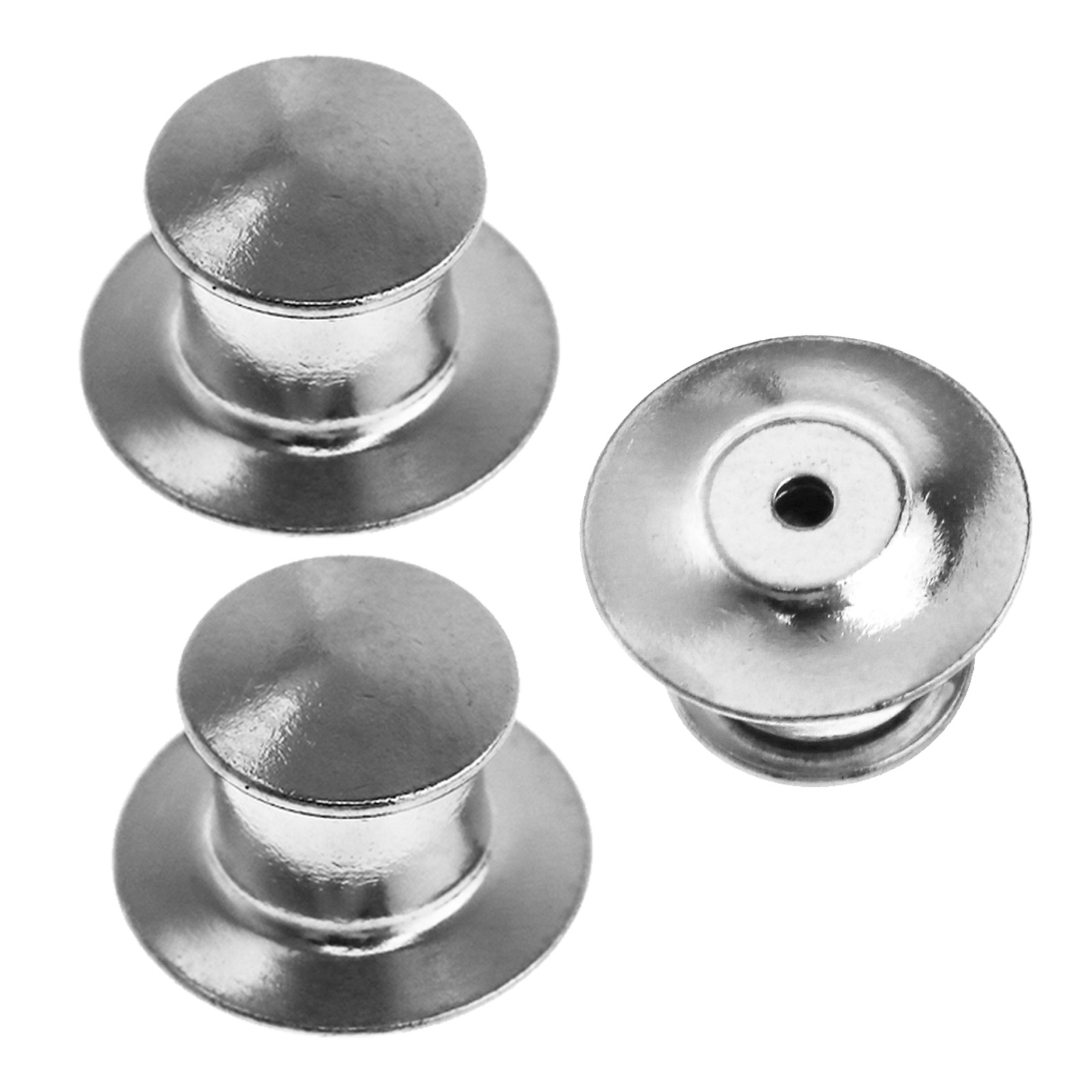 Metal Locking Pin Backs Clasp Backers Keepers For Badges Jewelry Lapel