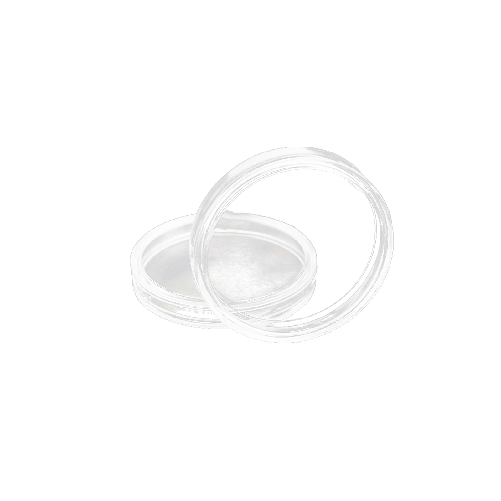 100 tlg Münze Kapseln Set Runder Halter 30 mm für Münzsammlung Zubehör