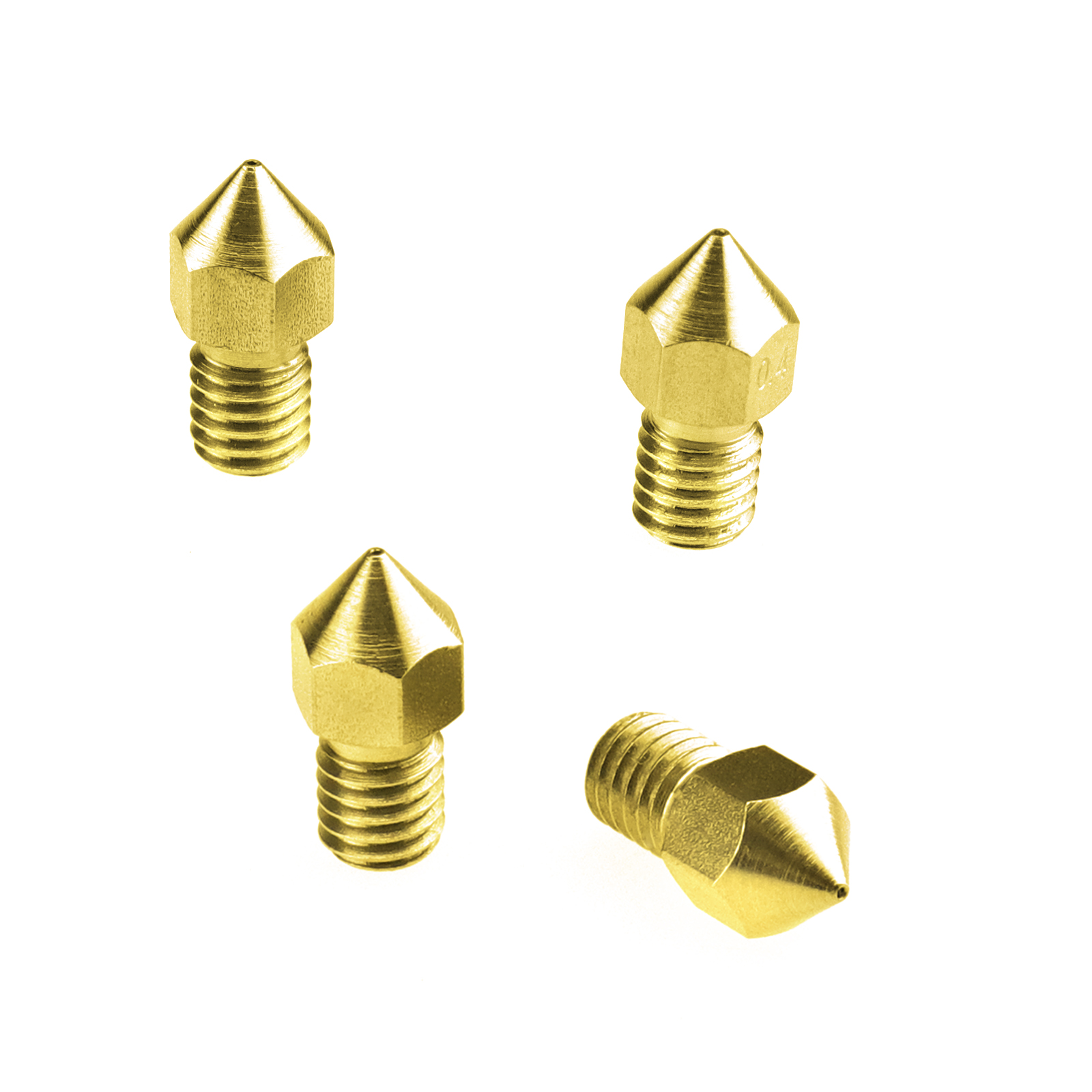 M6 thread 0.2mm-1.0MM MK8 Extruder Brass Nozzle Print Head for 3D Printer 1.75mm