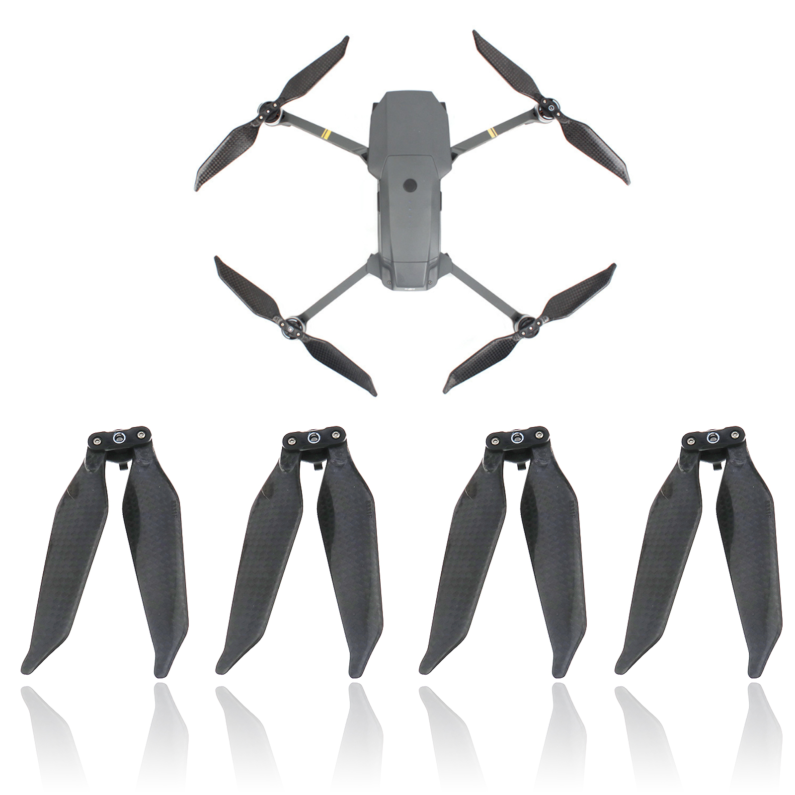 For DJI Mavic Pro Platinum Carbon Fiber Foldable Propeller Quick