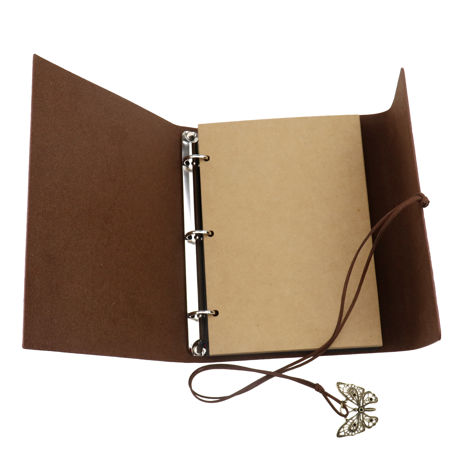 Vintage Self Adhesive Leather Photo Album Scrapbook for Women Travel