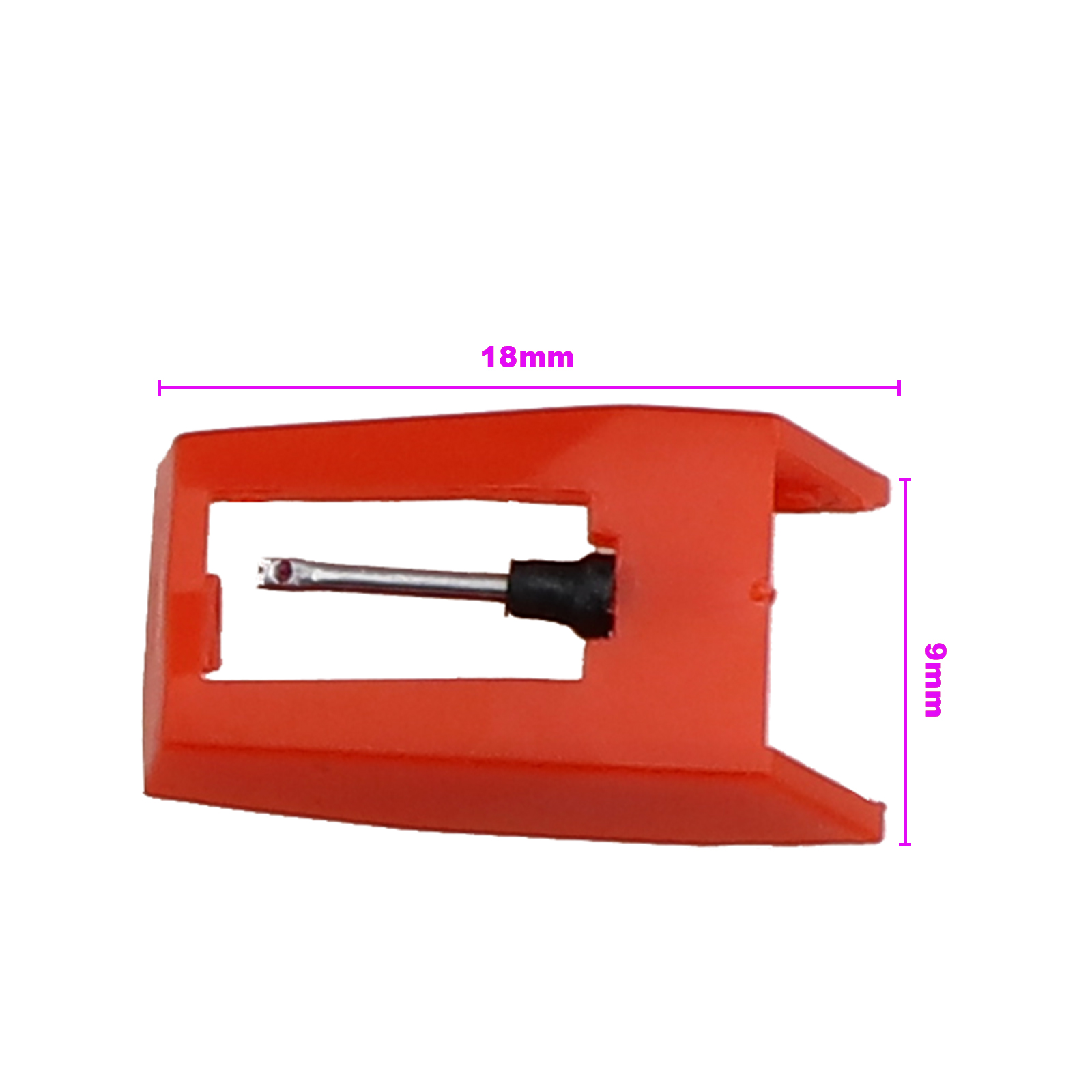 4 Pcs Phono Stylus Needle Turntable Ceramic Cartridge Parts for LP