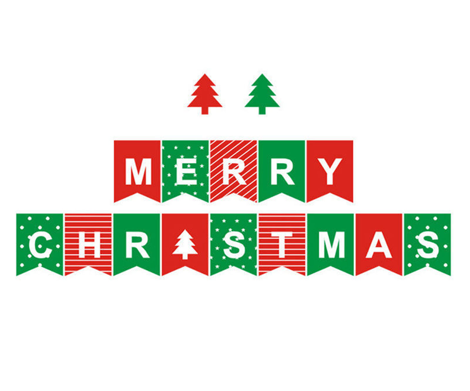 new merry christmas garland