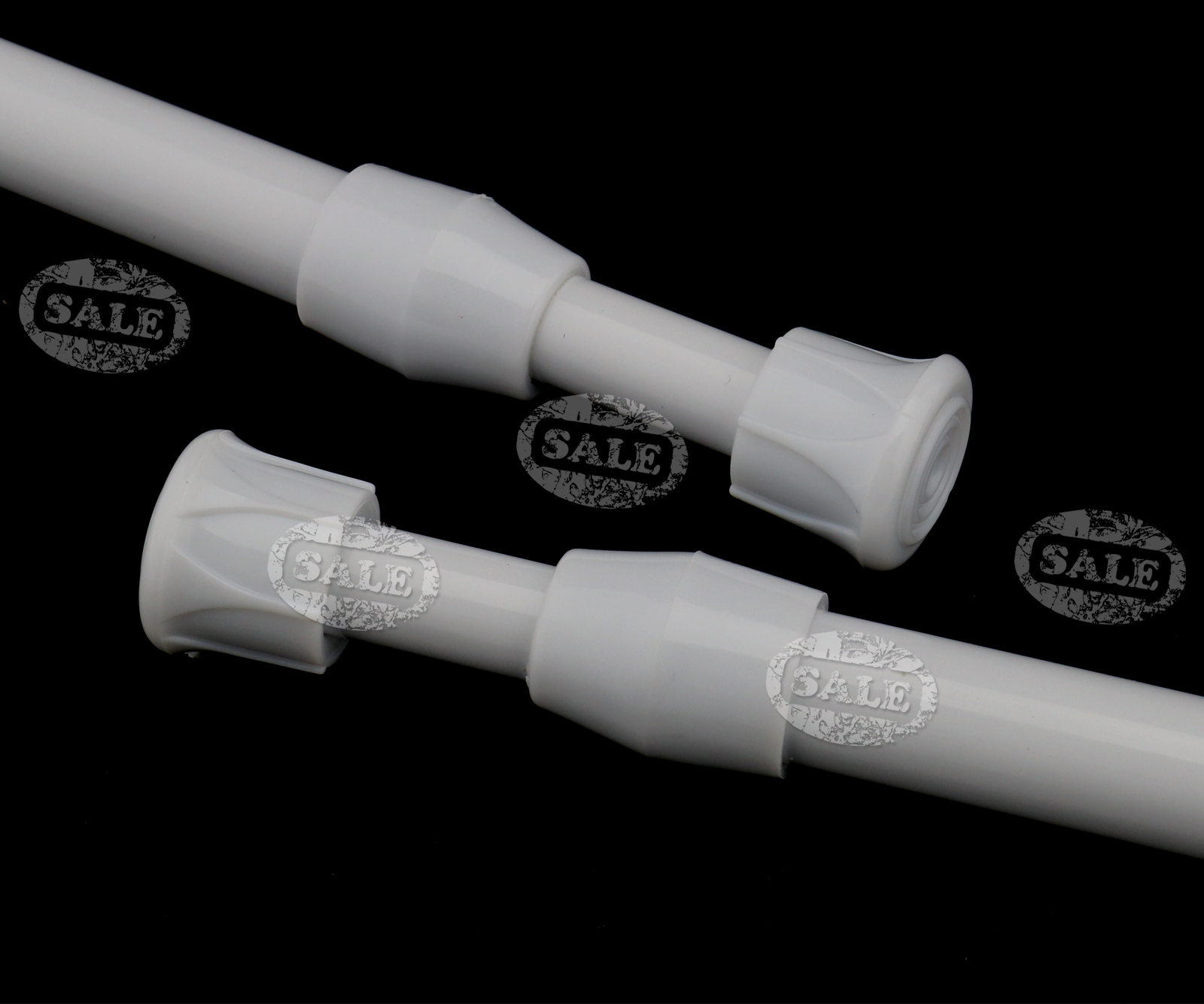 5590cm Spring Loaded Extendable Rods Voile Net Curtain Tension Rod