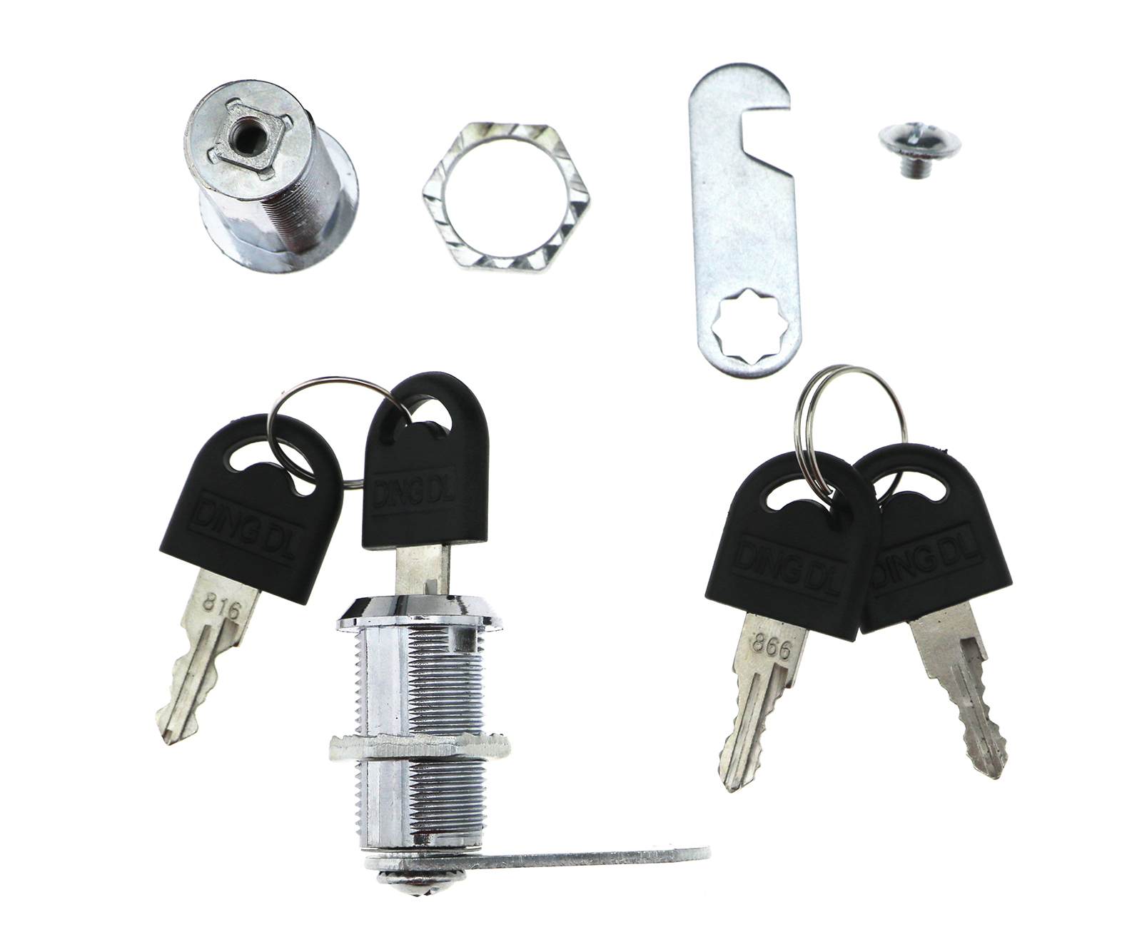 2 x 30mm Cam Lock Pinball Arcade Machine Door Toolbox Drawer