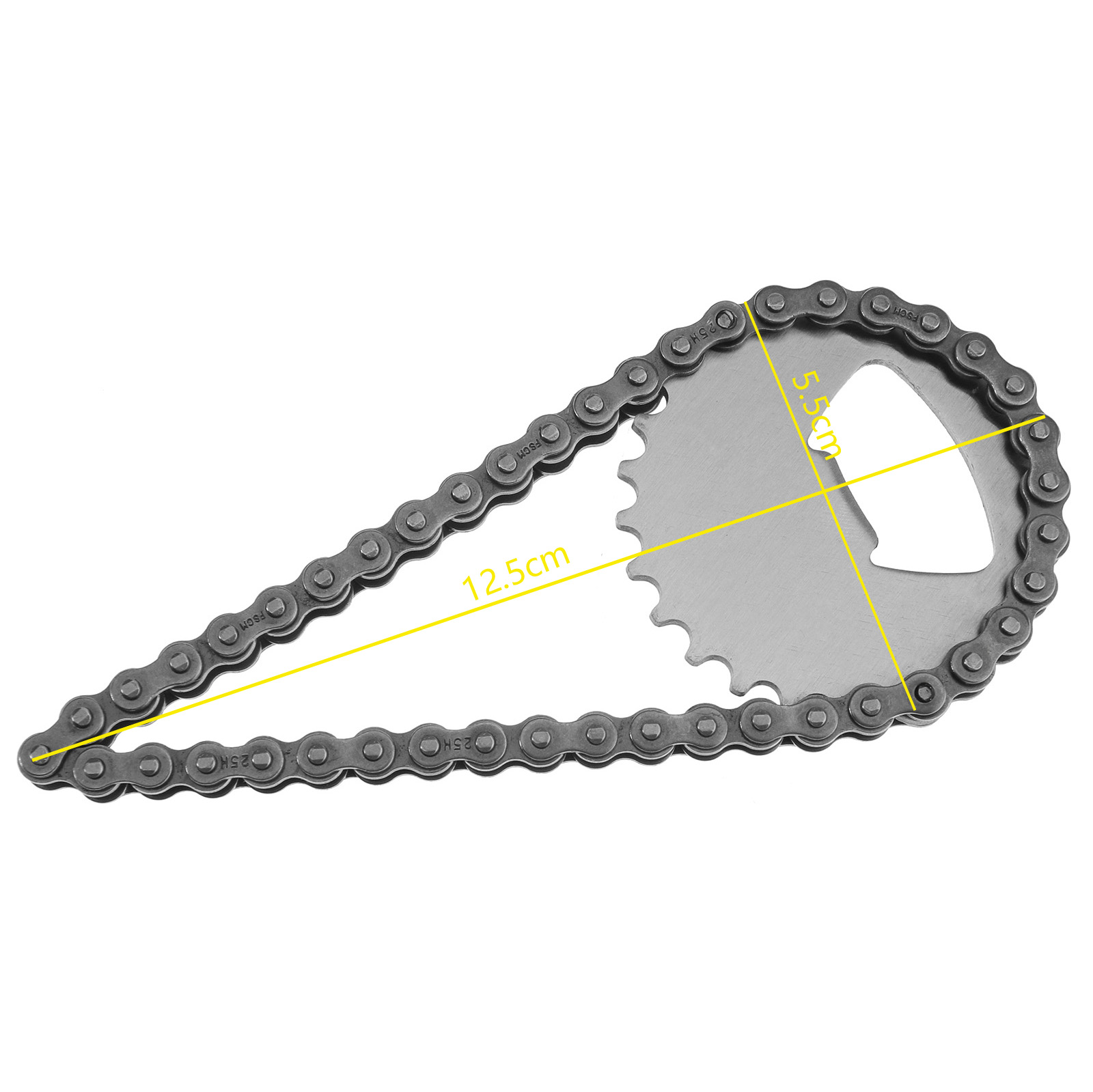WE Bike Chain Hand Held Beer Wine Bottle Opener Stainless Steel Corkscrew Kit