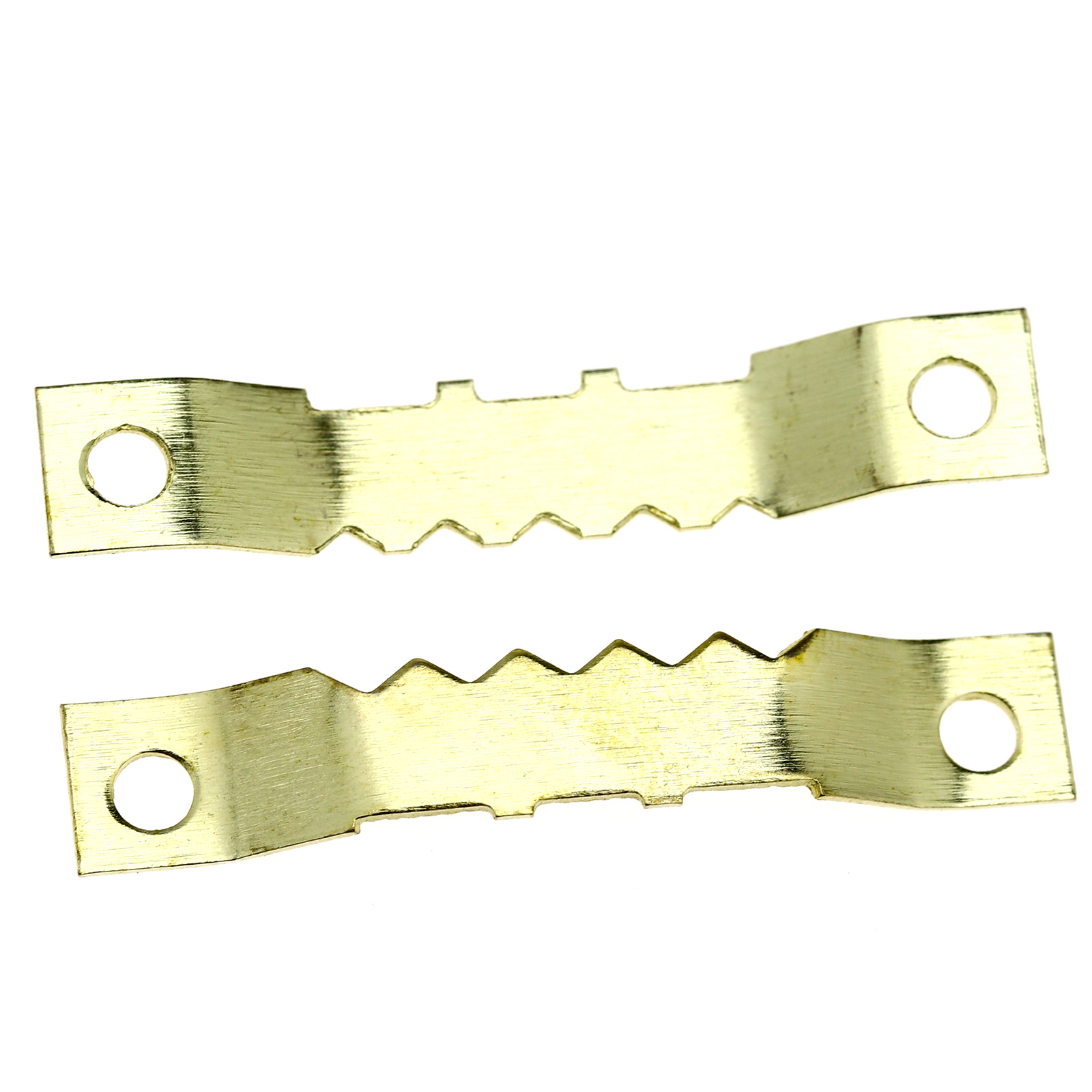 100pcs Sawtooth Picture Frame Hanging Hangers Double Hole with Screws
