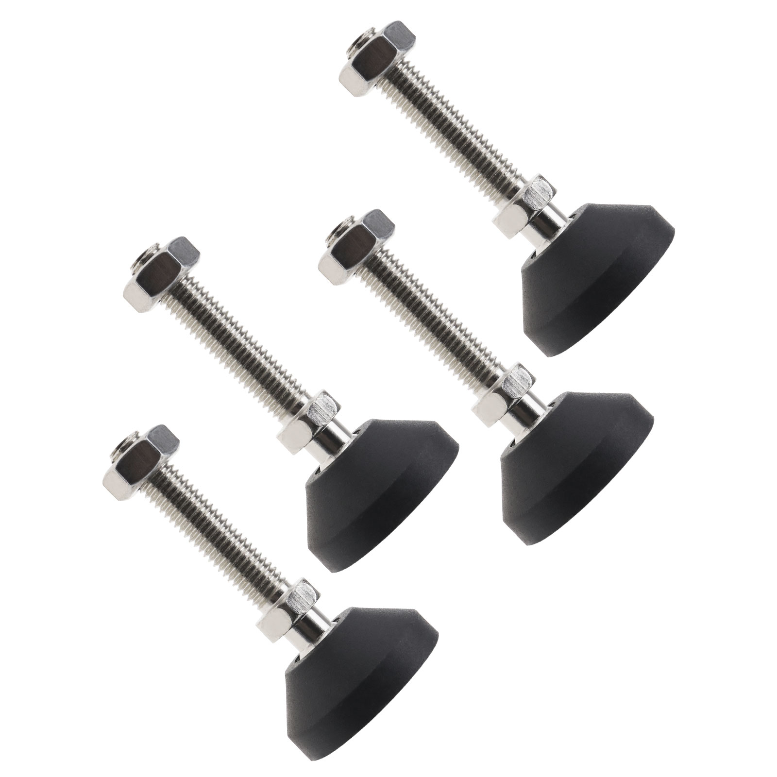 4x Swivel Furniture Leveler Leveling Legs Glide for Table Chair