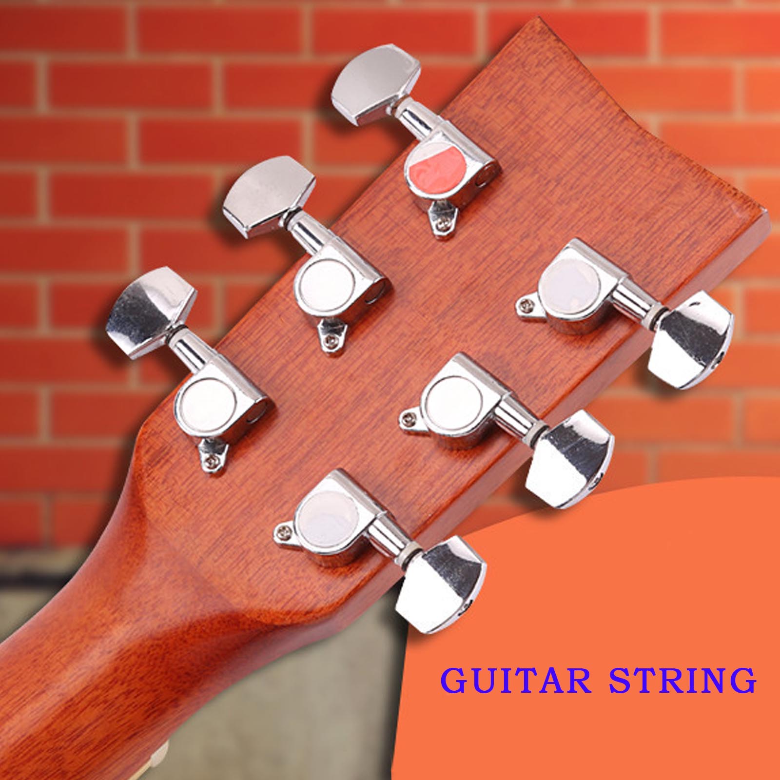 6Pcs Guitar Locking Tuners Tuning Pegs Set 3 L and 3 R for Electric