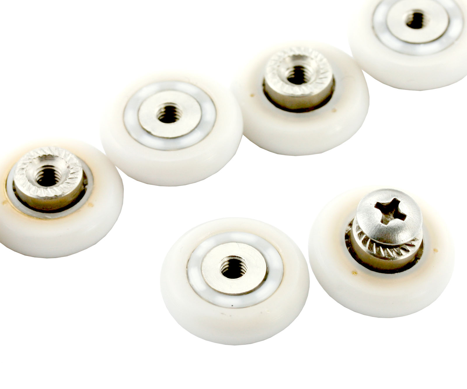 Details About 8pcs Shower Door Rollers Runners Pulleys Single Wheels 19mm Bathroom Fixture