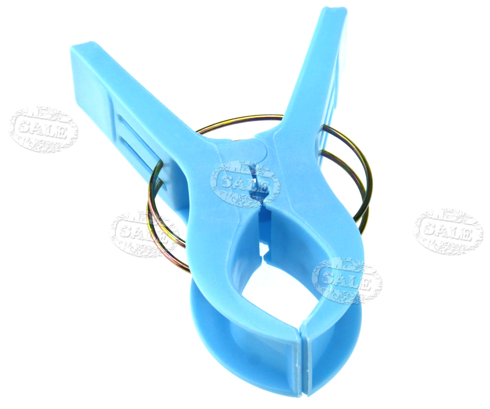 8PCS Bright Color Large Size Clothespins Plastic Quilted Beach Towel