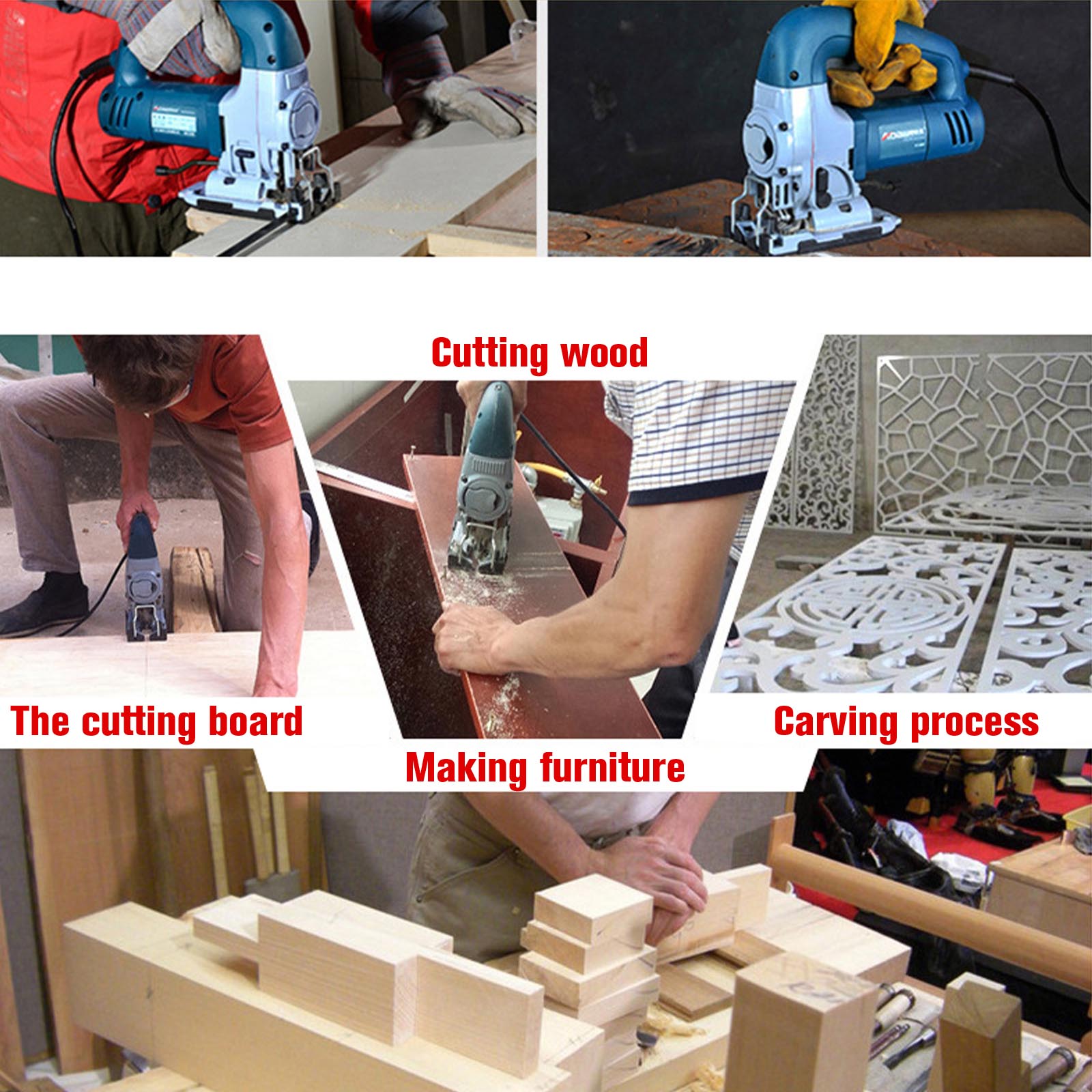 Jigsaw Blades T101BR Pk of 5 Reverse Cut for Wood, Laminate & Work Tops