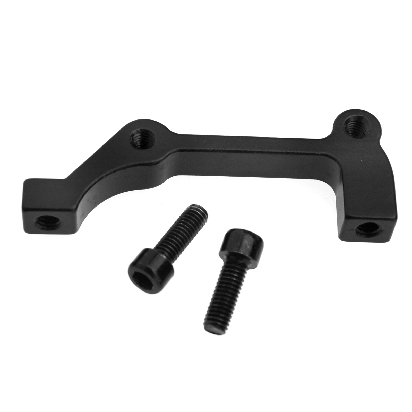 Black CNC 180mm Rear Disc Brake Adapter Caliper Post Mount PM to IS eBay