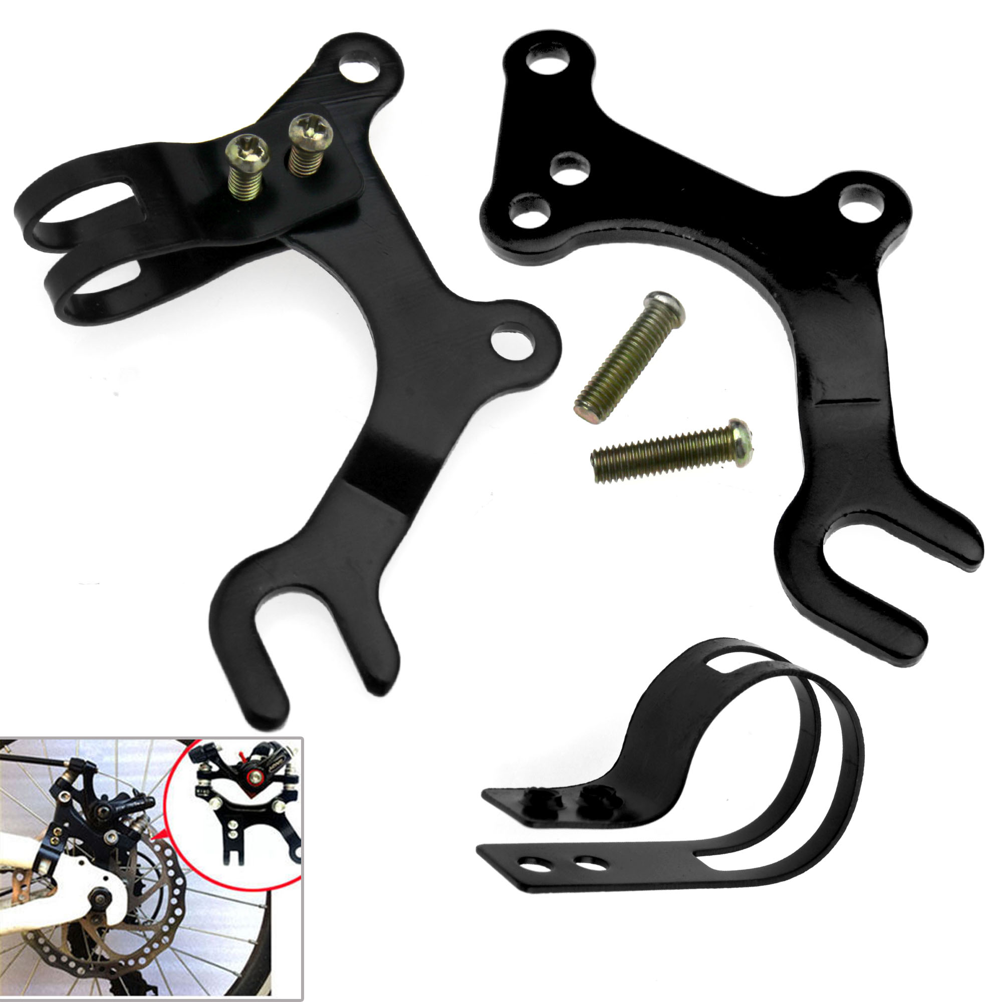 MTB Bicycle 160mm Disc Brake Bracket Frame Adaptor 20mm/31.8mm Mounting
