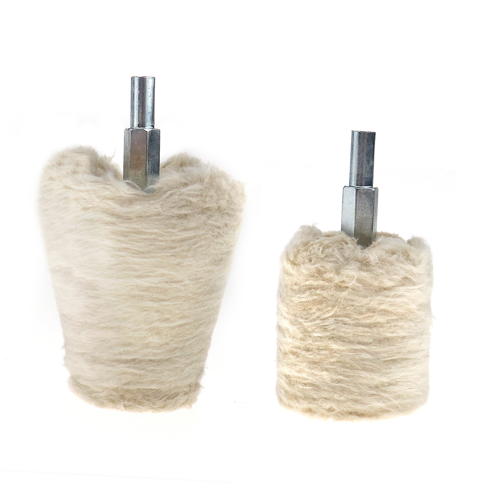 BS 5x Wood Jewelry Grinder Polisher Buffing Pad Mop Tool Kit With 1/4